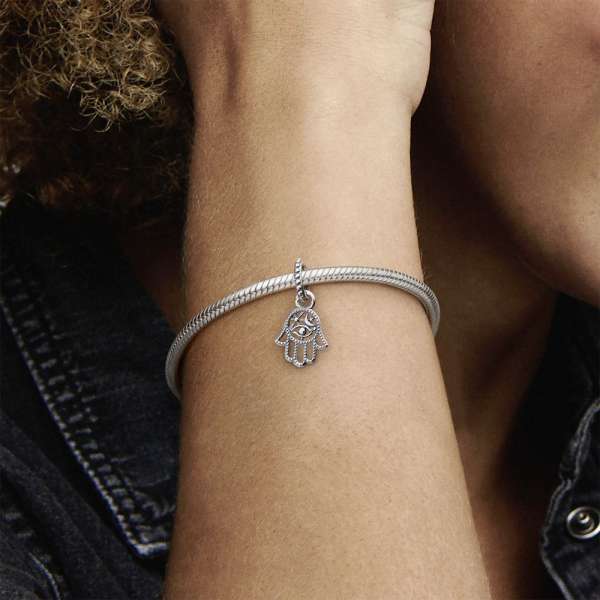 Protective Hamsa Hand Dangle Charm 