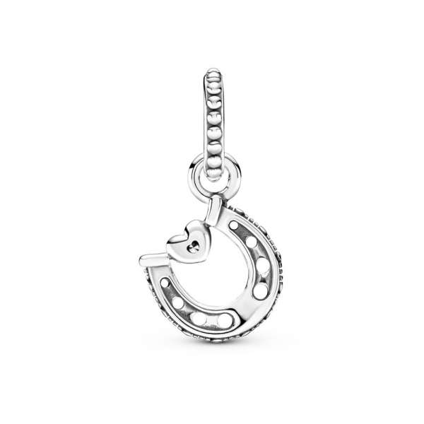 Good Luck Horseshoe Dangle Charm 