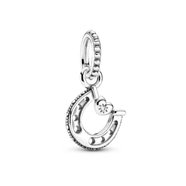 Good Luck Horseshoe Dangle Charm 