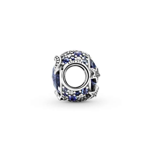 Celestial Blue Sparkling Stars Charm 