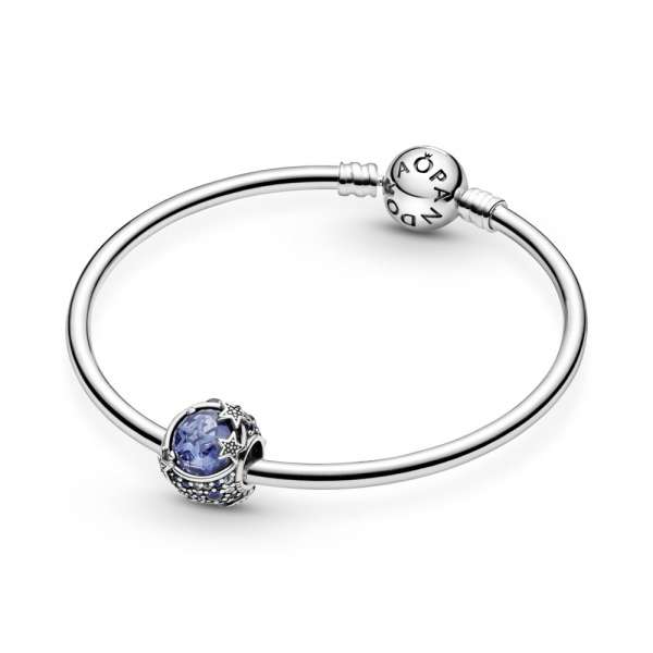 Celestial Blue Sparkling Stars Charm 