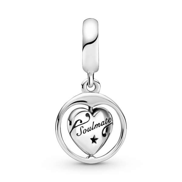 Spinning Forever & Always Soulmate Dangle Charm 