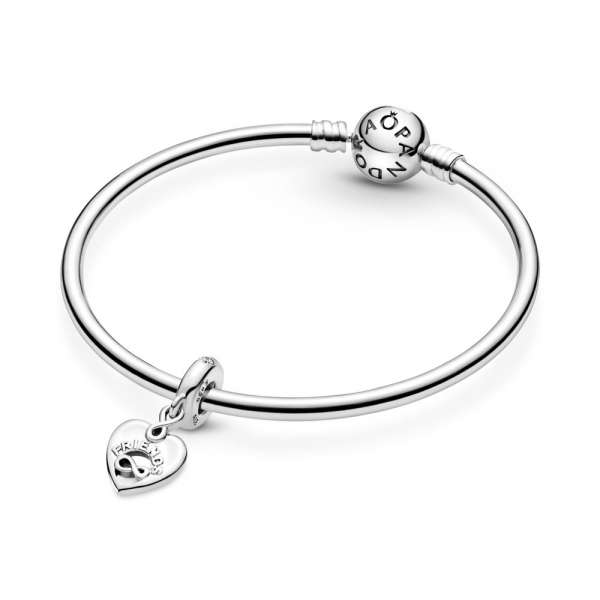 Friends Forever Heart Dangle Charm 