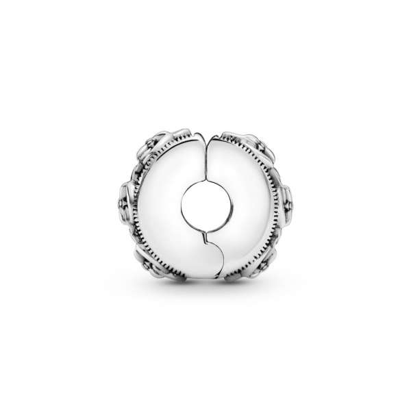 Flower Pattern Clip Charm 