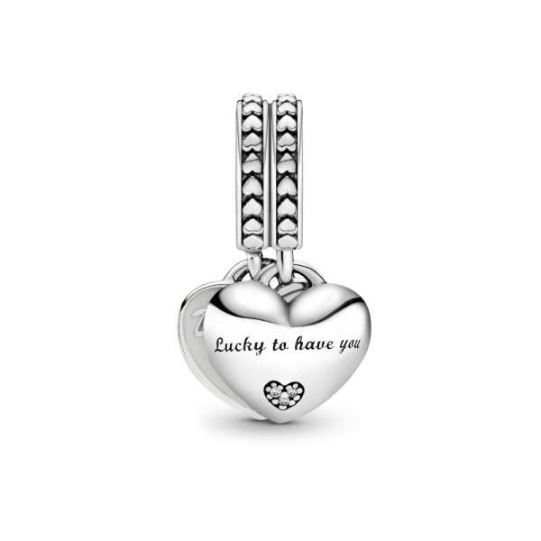 Daughter- & Mother in Law Split Dangle Charm 