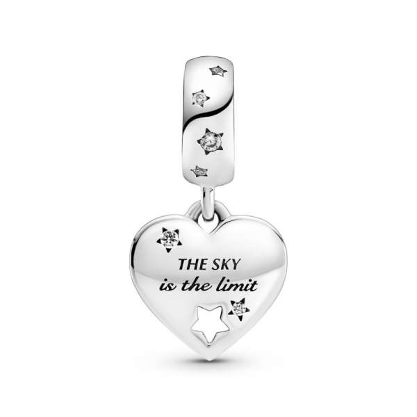 Congratulations Heart & Stars Dangle Charm 