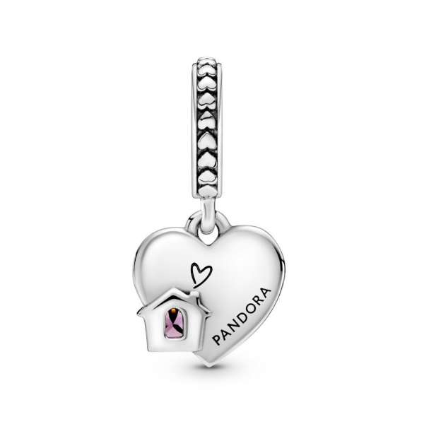 Love My Home Heart Dangle Charm 