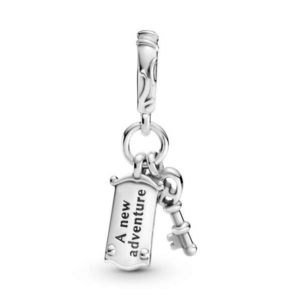 Disney Alice in Wonderland Key & Door Knob Dangle Charm 
