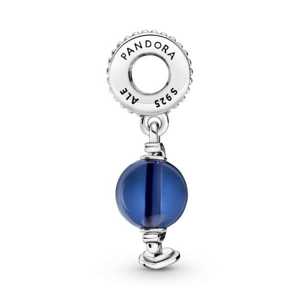 Blue Globe Dangle Charm 