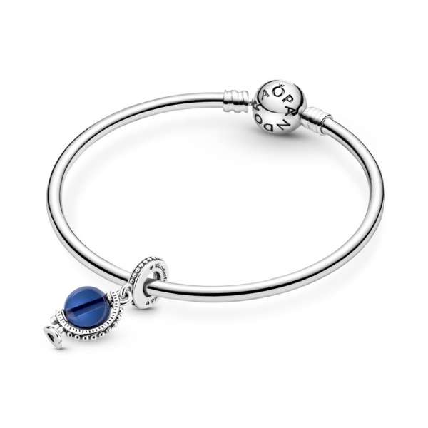Blue Globe Dangle Charm 
