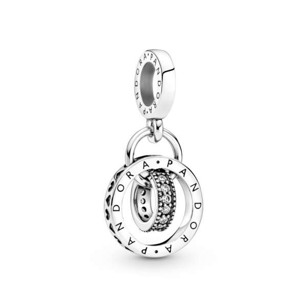 Pandora Logo Circles Dangle Charm 