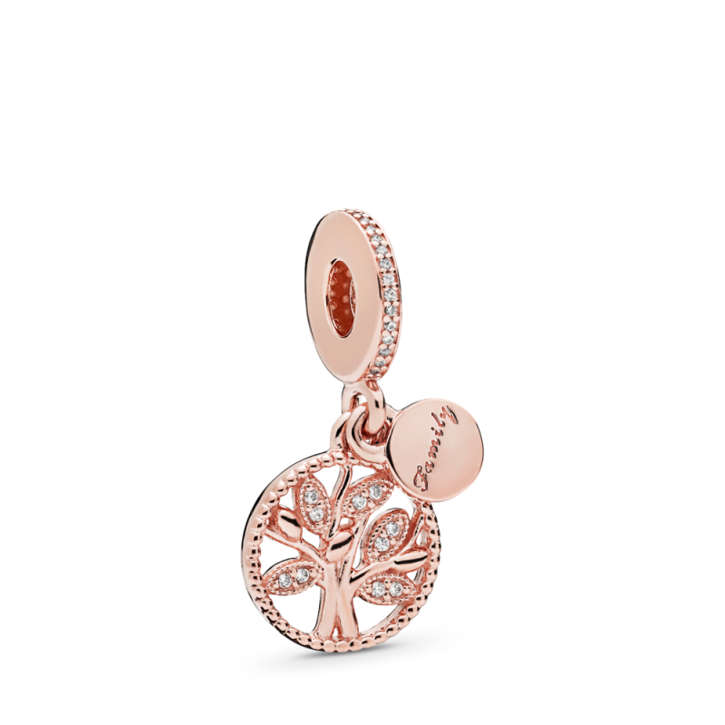 Висечки Pandora Rose Приврзок Семејно дрво