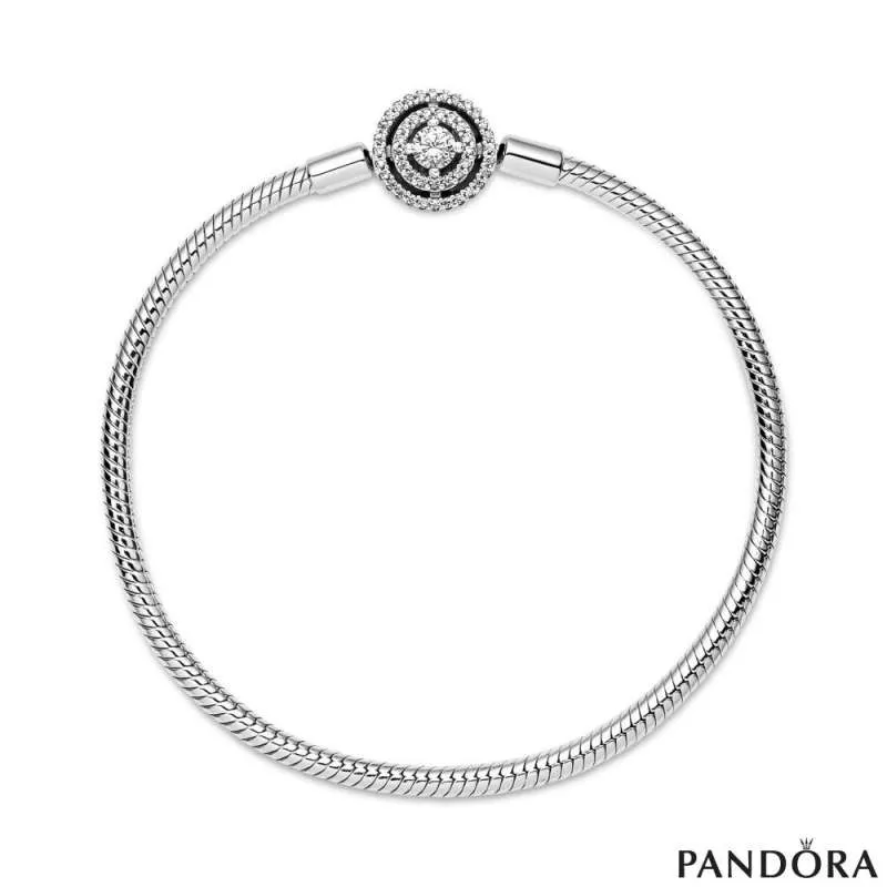 Белегзија Pandora Moments со змиска плетка и ореол