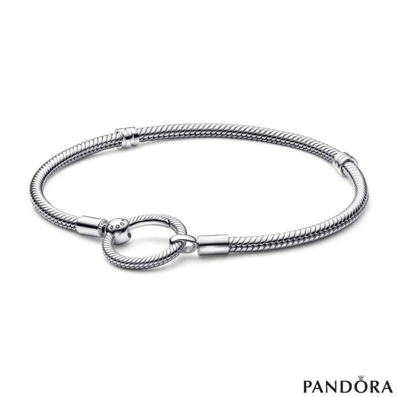 Белегзија Pandora Moments со О затварач со змиска плетка
