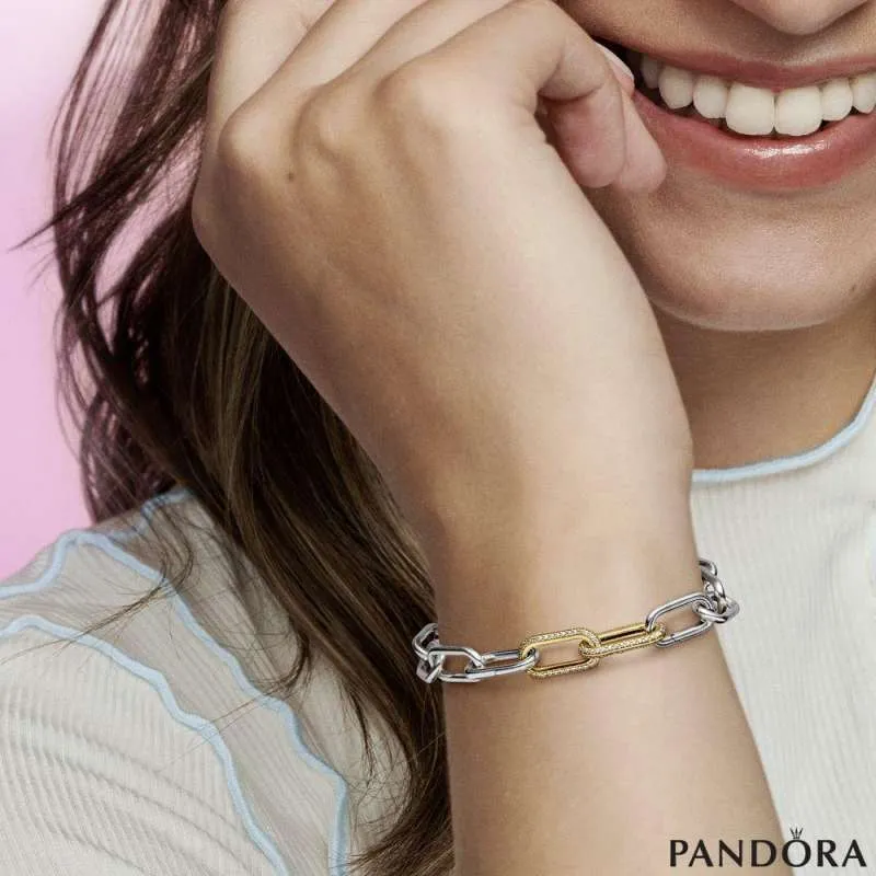 Pavé двојна карика за стилизирање Pandora ME