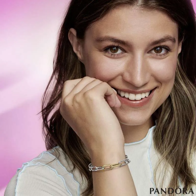 Pavé двојна карика за стилизирање Pandora ME