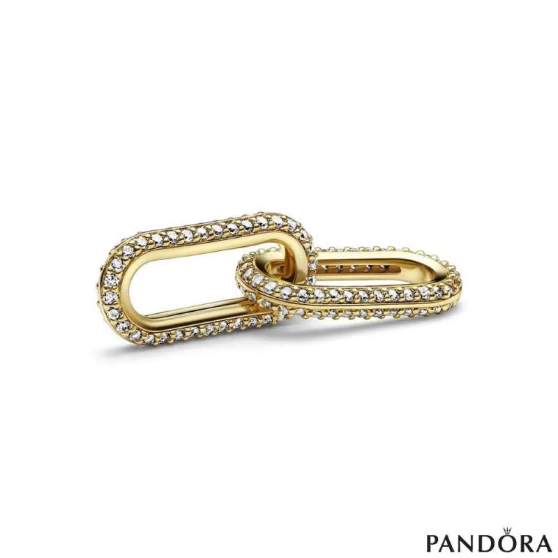 Pavé двојна карика за стилизирање Pandora ME