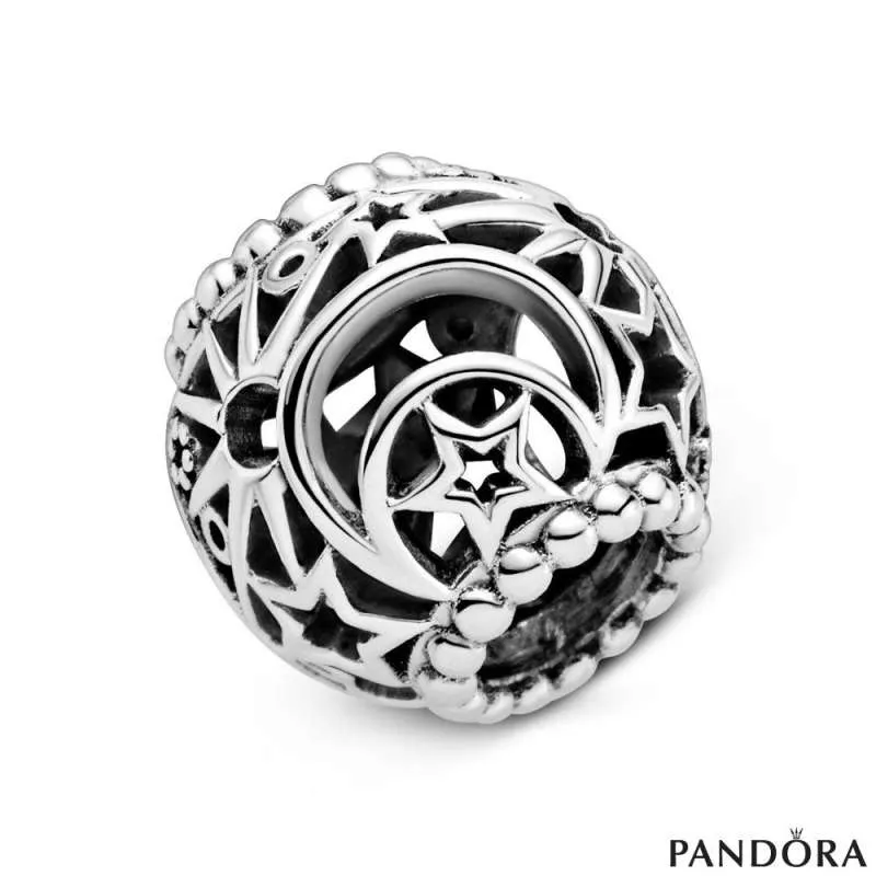Pandora Moon Ring For Ladies In 925 Sterling Silver, Me Collection 192675C01