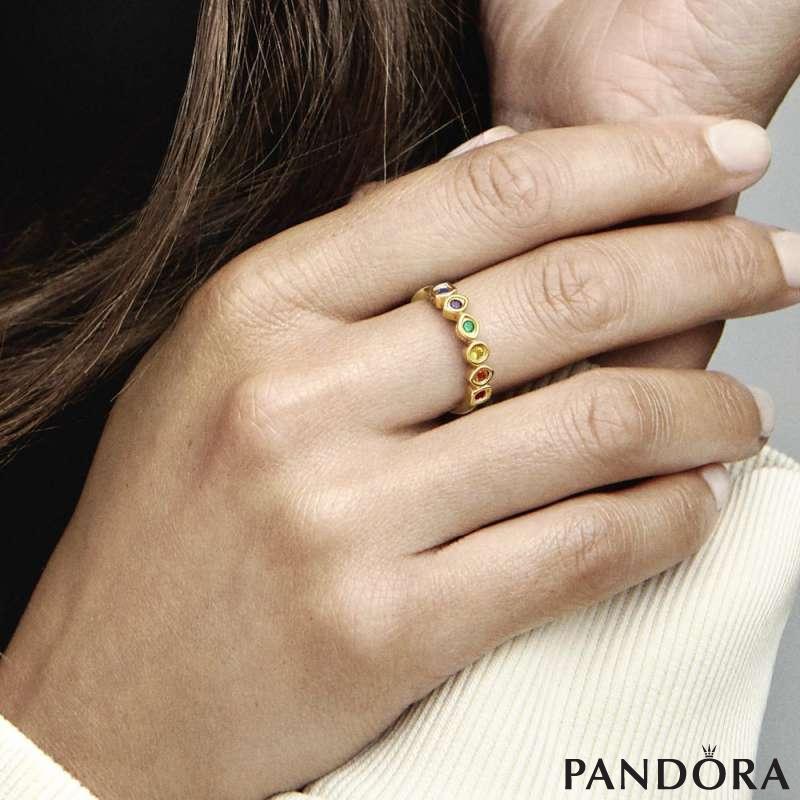 Pandora two tone infinity ring clearance