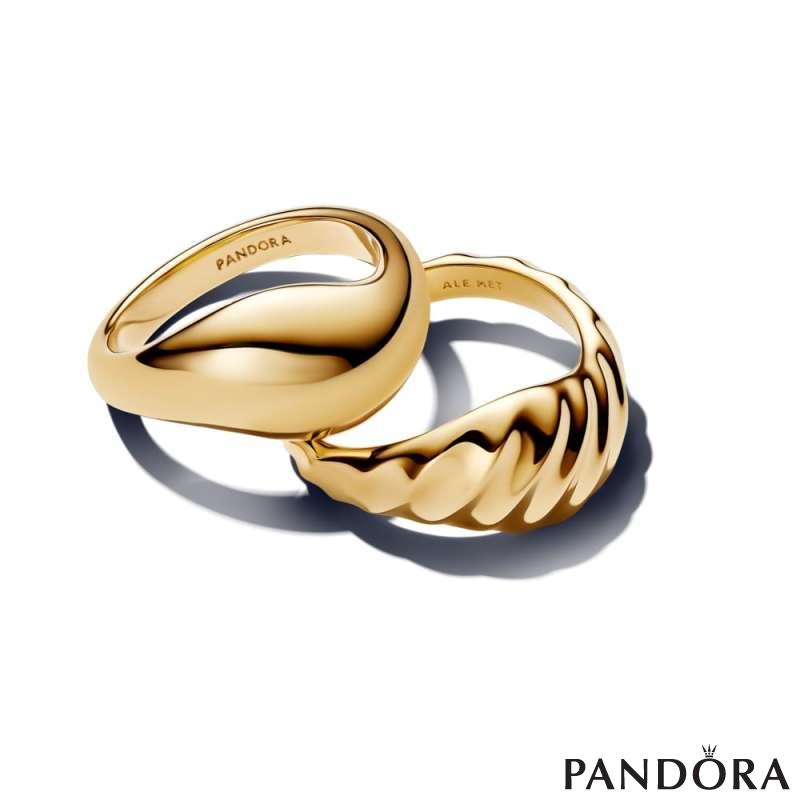 Rippled Stacking Rings
