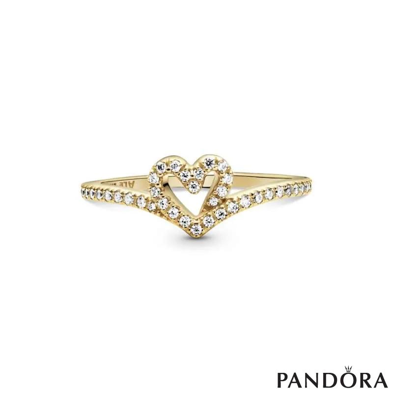 Pandora Timeless Wish Sparkling Heart Ring