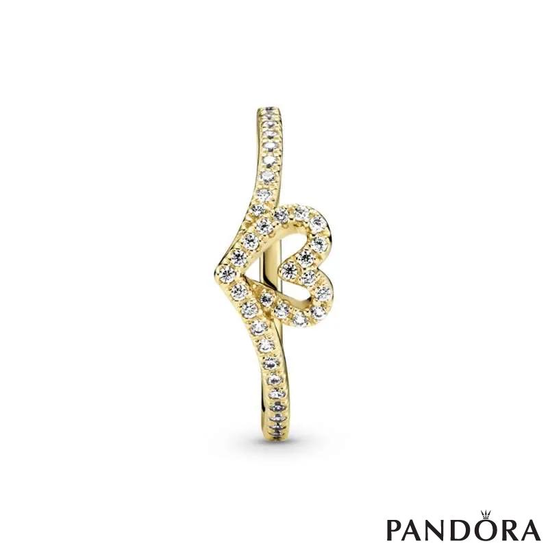 Pandora Timeless Wish Sparkling Heart Ring