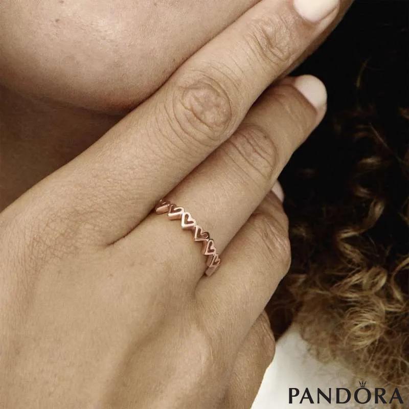 Freehand hearts ring sales