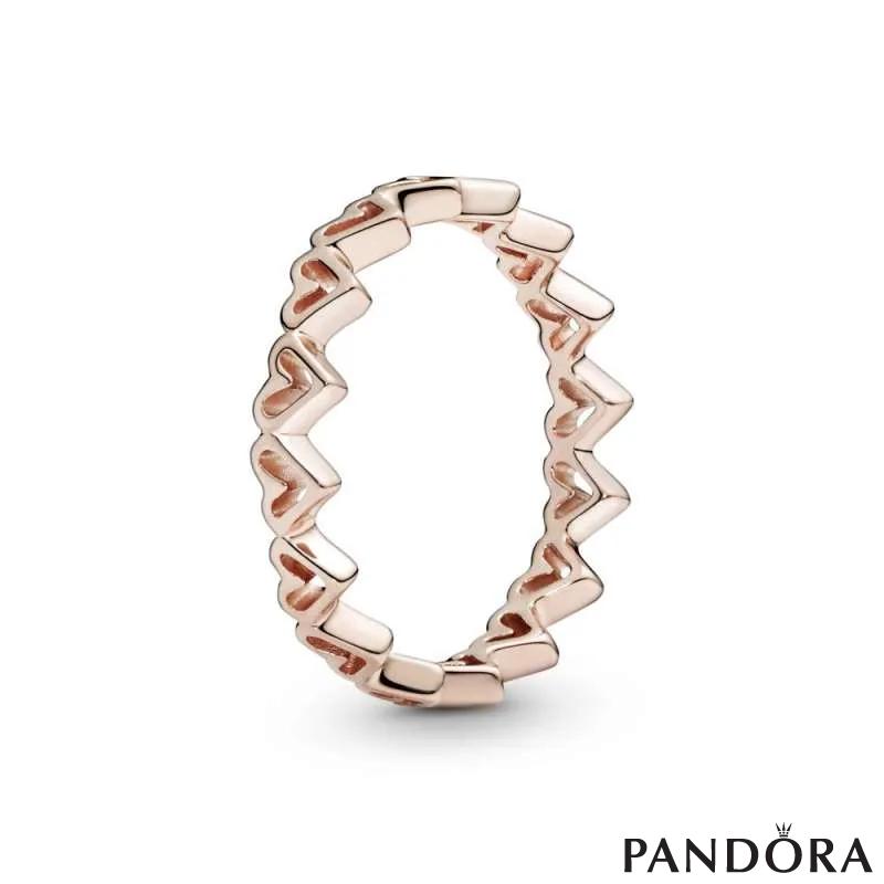 Freehand Hearts Ring