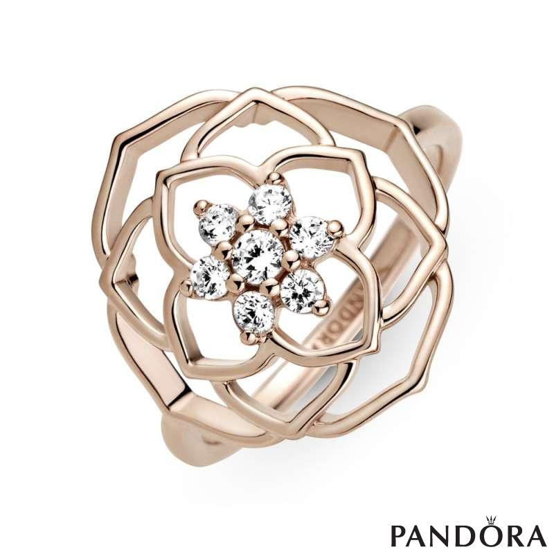 Rose Petals Statement Ring