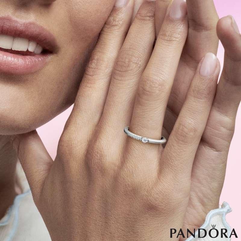 White enamel ring top