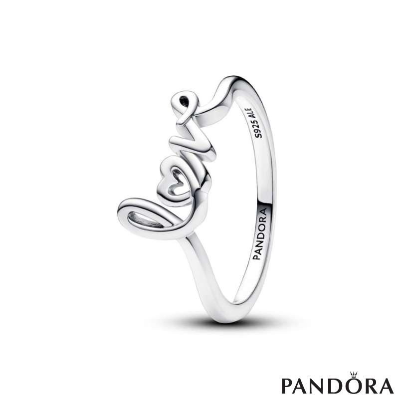 Handwritten Love Ring 