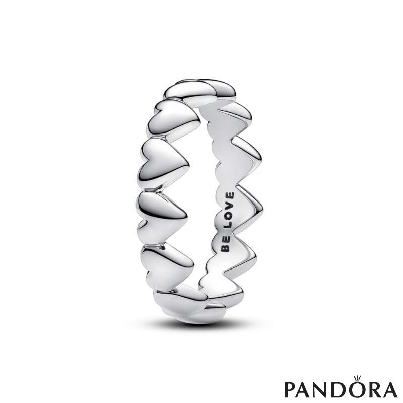Pandora stackable heart ring sale