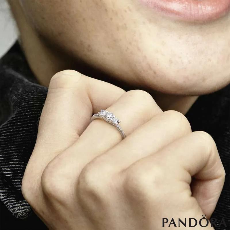 Pandora trilogy hot sale ring