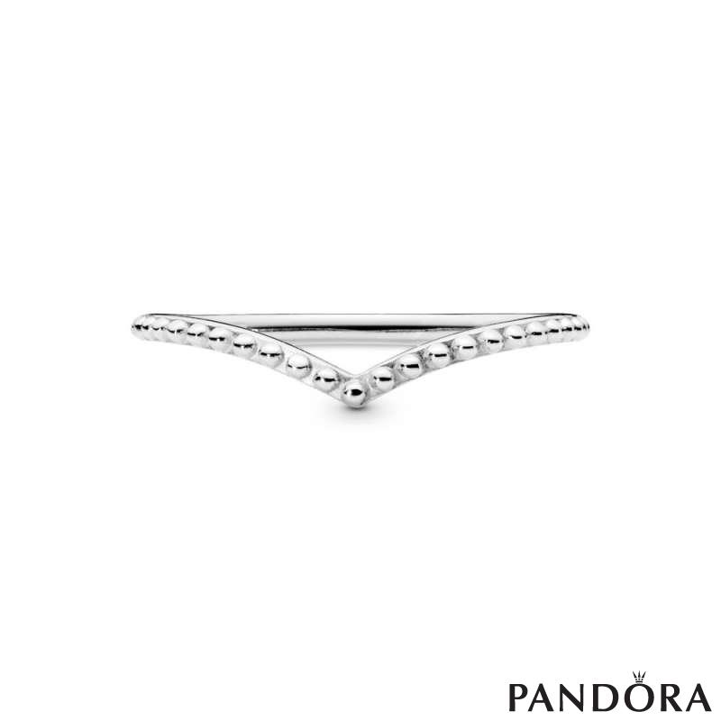 Pandora ring beaded wish sterling silver sale