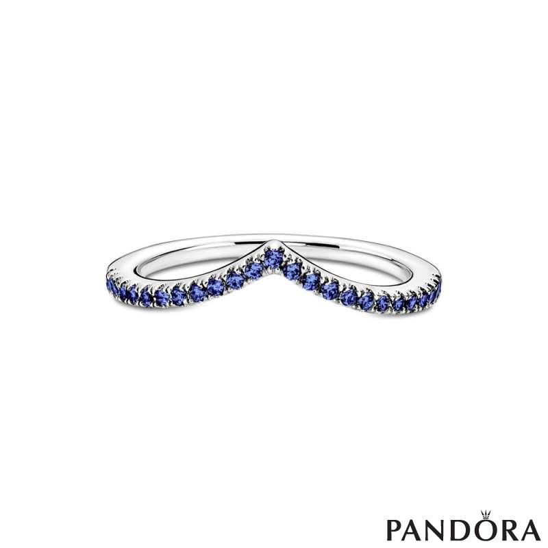 Pandora Timeless Wish Sparkling Blue Ring 