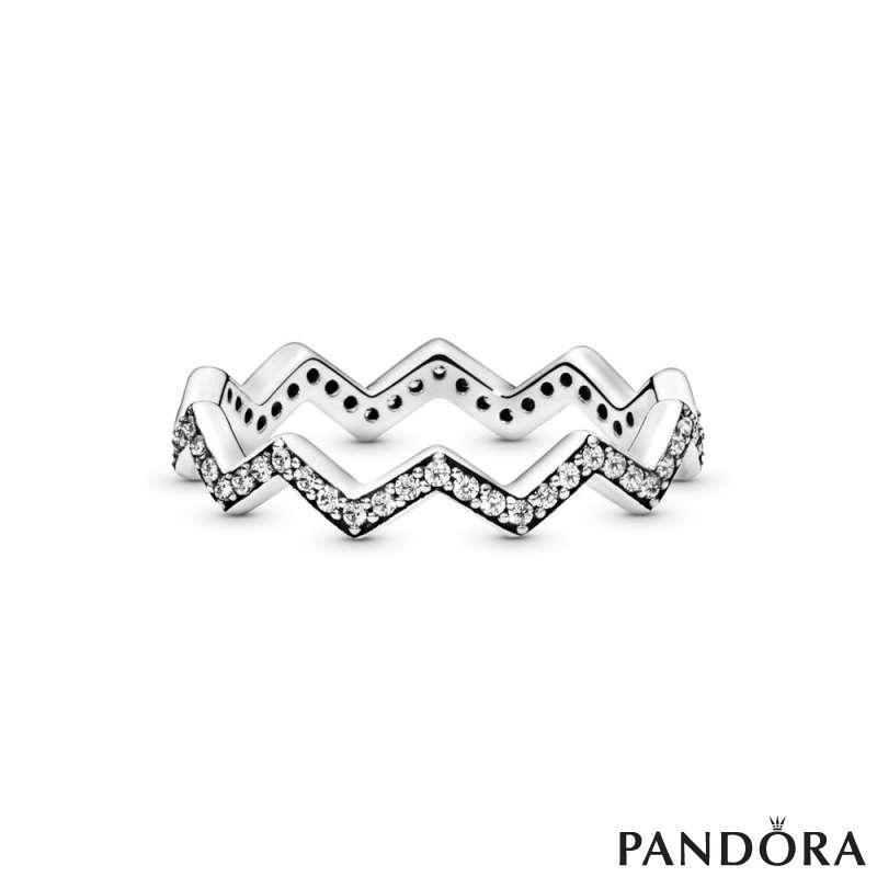 Pandora timeless zigzag ring top
