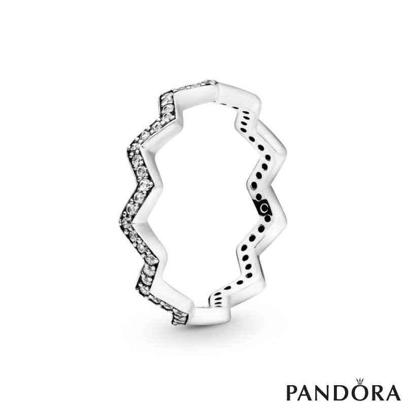 Shimmering Zigzag Ring PANDORA