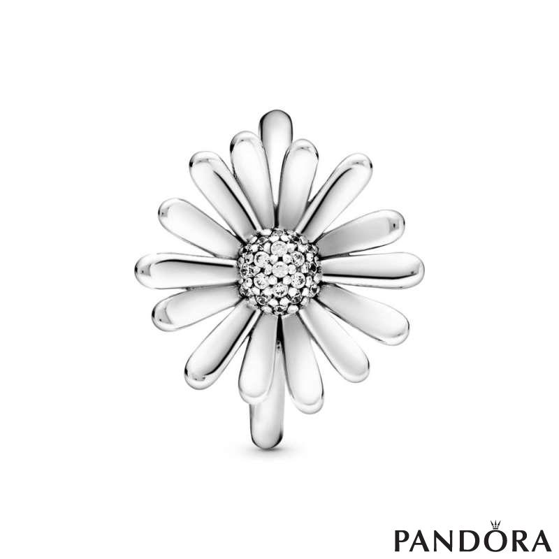 Pavé Daisy Flower Statement Ring