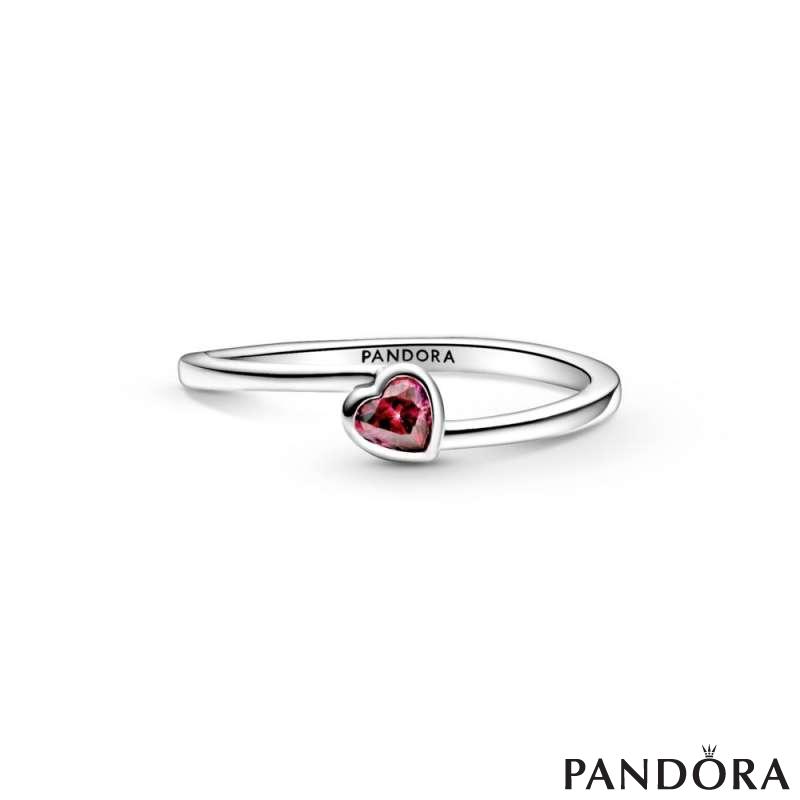 Pandora ring with red stone hotsell
