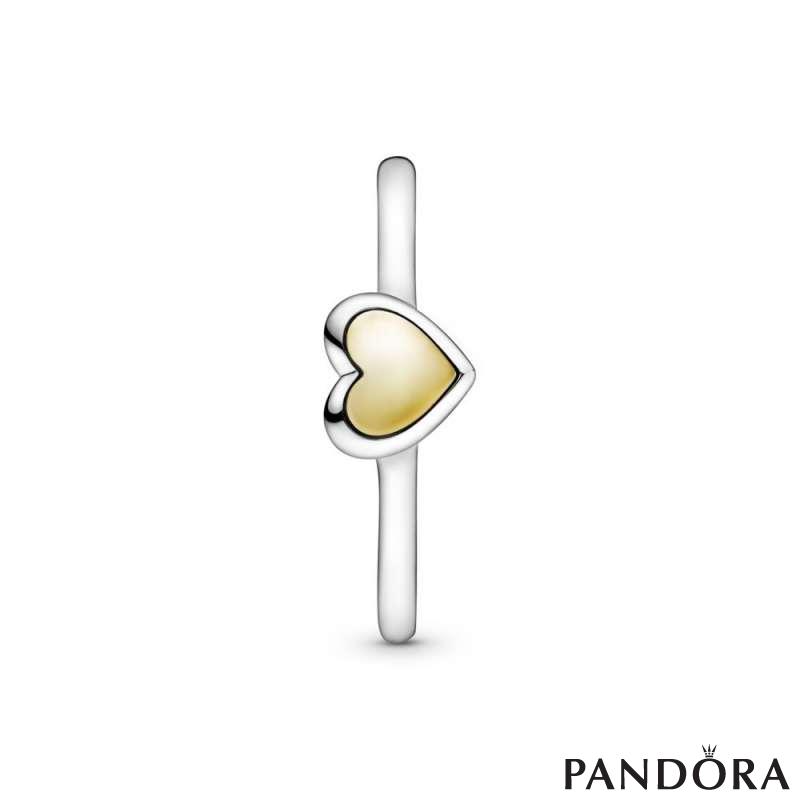 Domed Golden Heart Ring