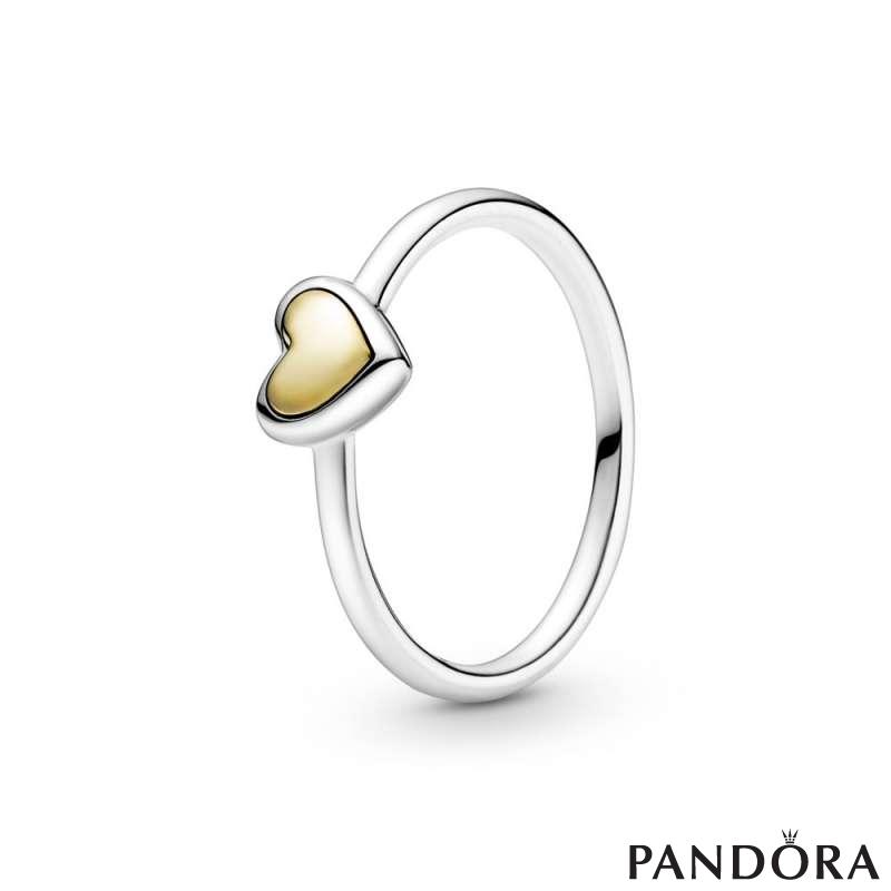 Heart pandora discount ring silver