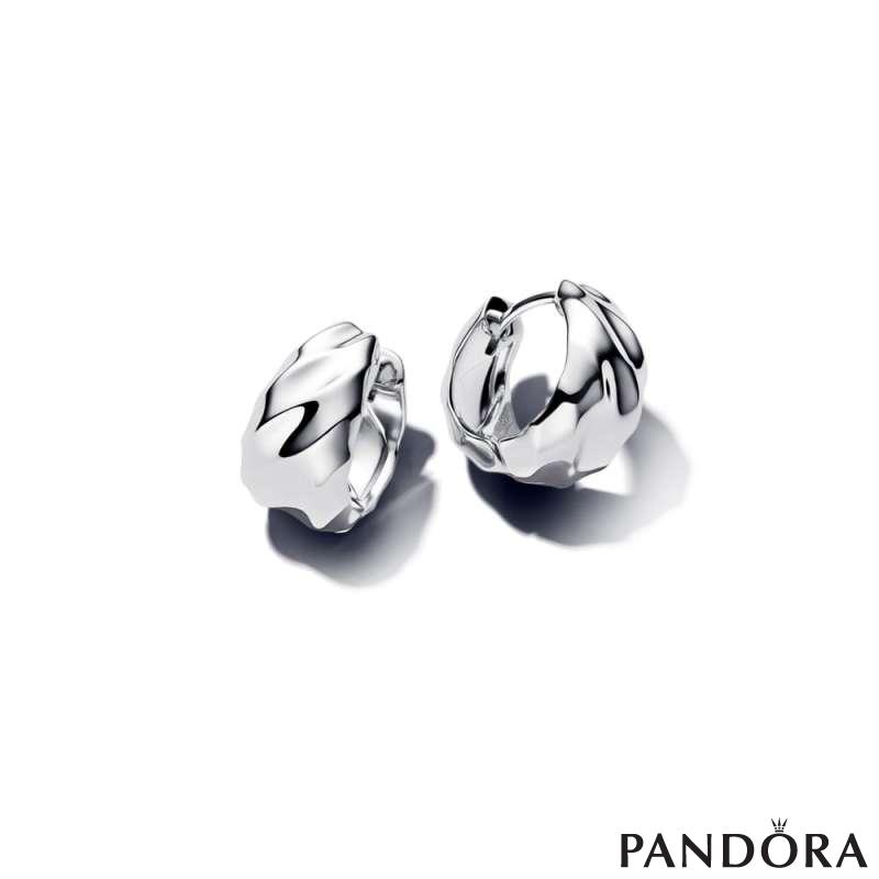 Rippled Small Hoop Earrings