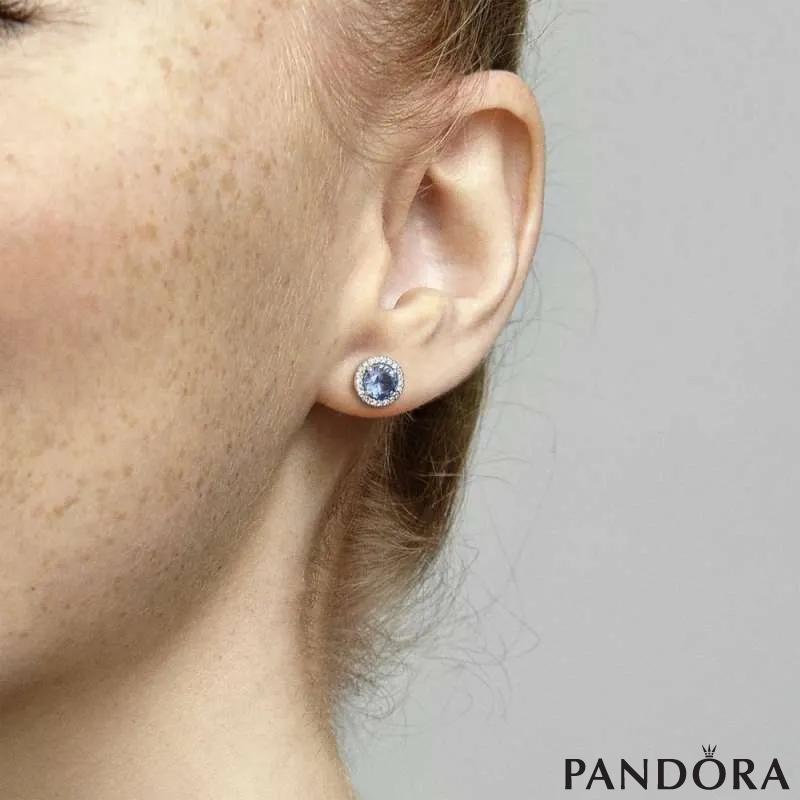 Blue cheap pandora earrings