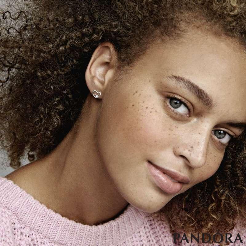 Asymmetrical Heart Stud Earrings