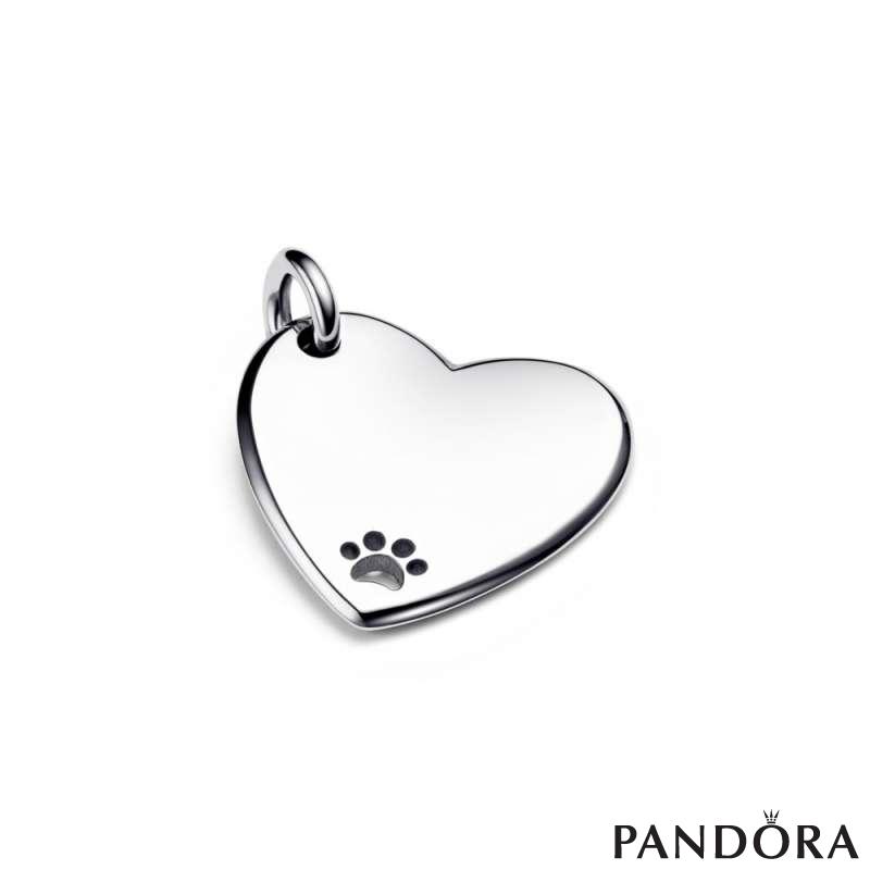 Engravable Heart Pet Collar Tag 