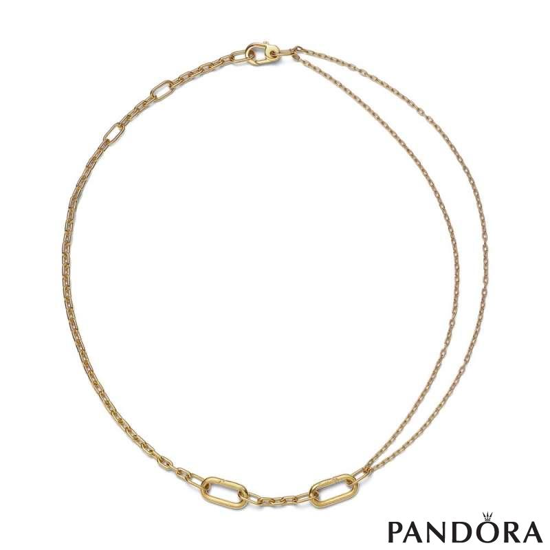 Double link chain necklace cheap