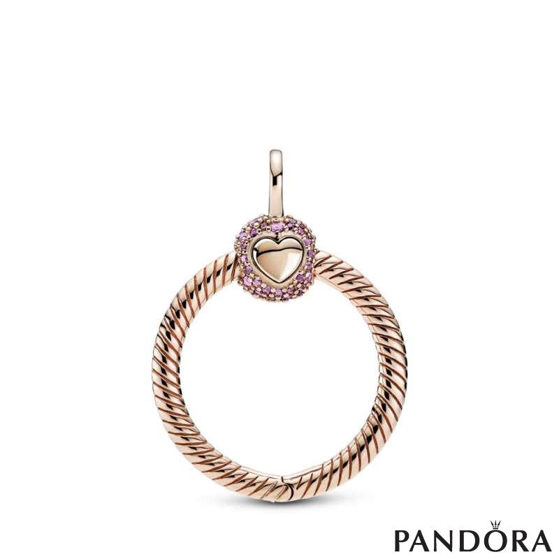 Pandora Moments Small Pavé O Pendant