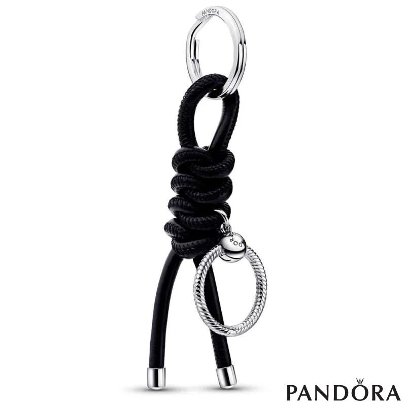 Pandora Moments Leather-free Fabric Charm Key Ring 