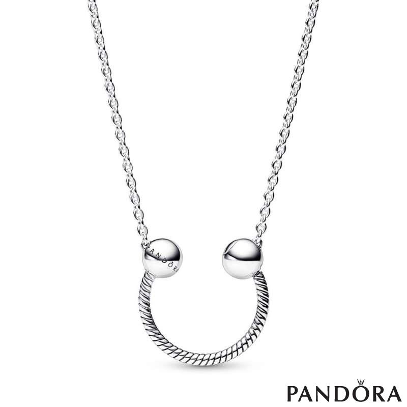 Pandora Moments U-shape Charm Pendant Necklace 