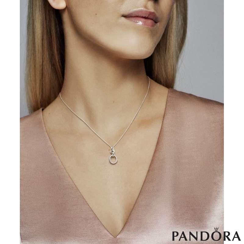 Pandora Moments U-Shape Charm Pendant Necklace